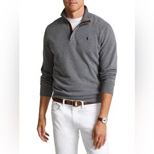 Men's Double-Knit Quarter-Zip Pullover